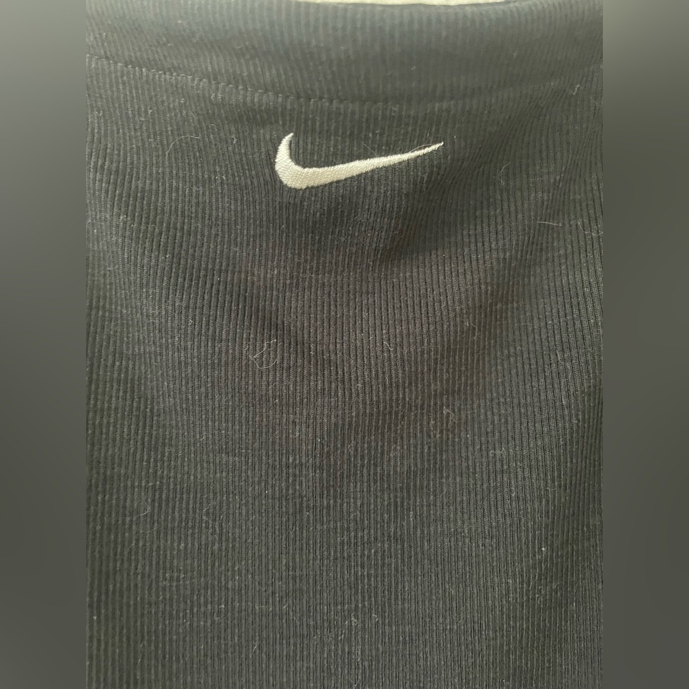 Nike Sportswear Chill Knit Black Women's Tight Mini-Rib Cami Dress; size XL - Picture 2 of 6